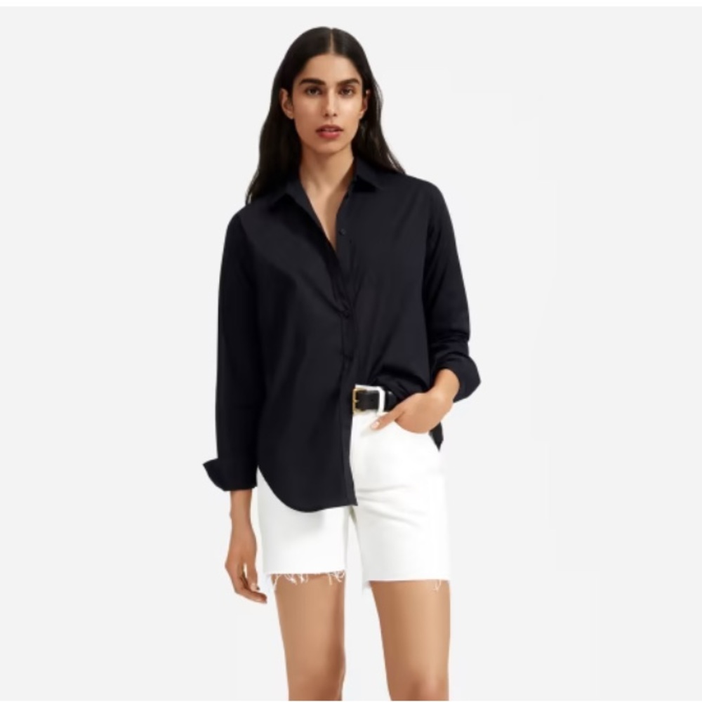 everlane relaxed air shirt size 6